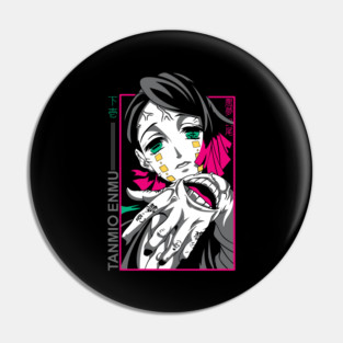 Demon Slayer Enmu Neon Frame Pin