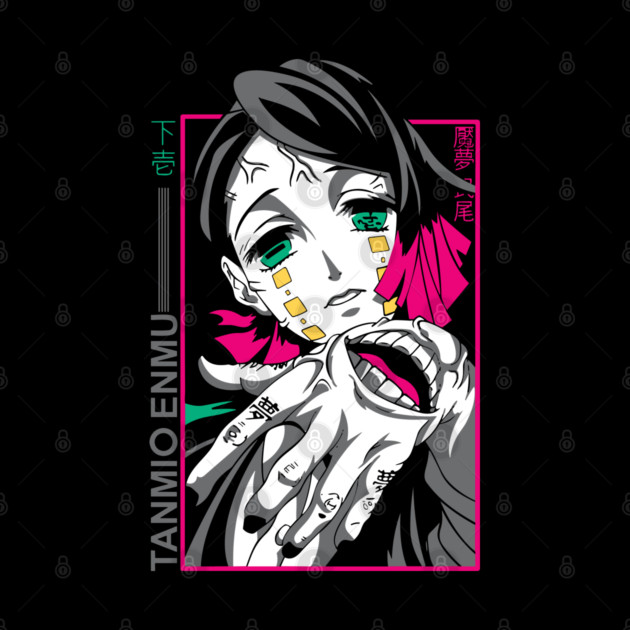 Demon Slayer Enmu Neon Frame by Otaku Vibes