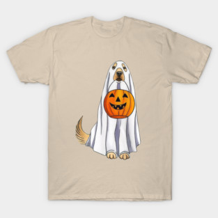 Golden Retriever Ghost Costume T-Shirt