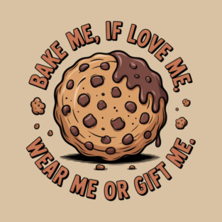 Cookie Cartoon – Funny Retro Design – Sweet Style You Can Wear – Retro Cartoon – cookie gift idea | unique cookie gift | Bake It & Wear It or gift it. T-Shirt