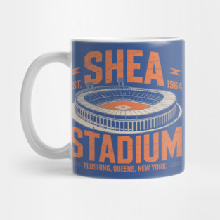 Defunct Shea Stadium New York Baseball Mug