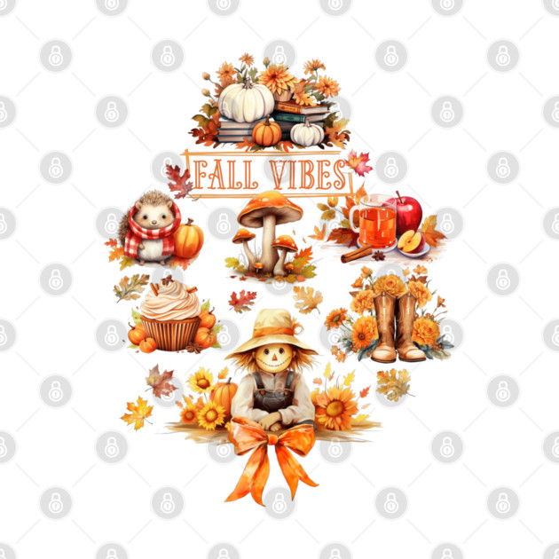 Watercolor Fall Vibes by HolidayBug