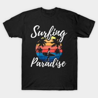 Backprint Surfing Paradise T-Shirt