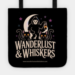 Halloween Wanderlust and Whiskers Tote