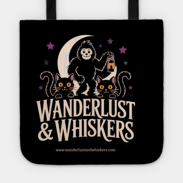 Halloween Wanderlust and Whiskers Tote by Pete the Cat Guy