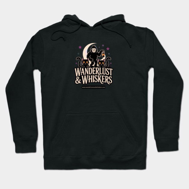 Halloween Wanderlust and Whiskers Hoodie by Pete the Cat Guy