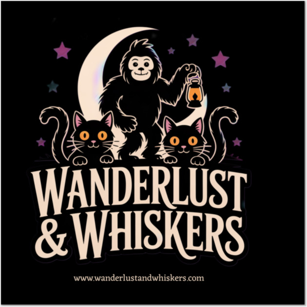 Halloween Wanderlust and Whiskers Wall Art by Pete the Cat Guy