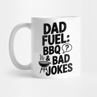 Dad Fuel: BBQ and Bad Jokes Mug