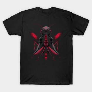 Skull Bug in Crimson T-Shirt