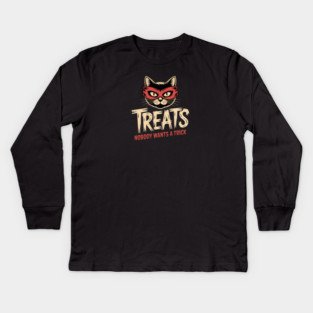 Halloween Treats Kids Long Sleeve T-Shirt