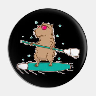 Guinea Pig Surfing Caviidae Guinea Pig Pin