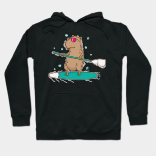 Guinea Pig Surfing Caviidae Guinea Pig Hoodie
