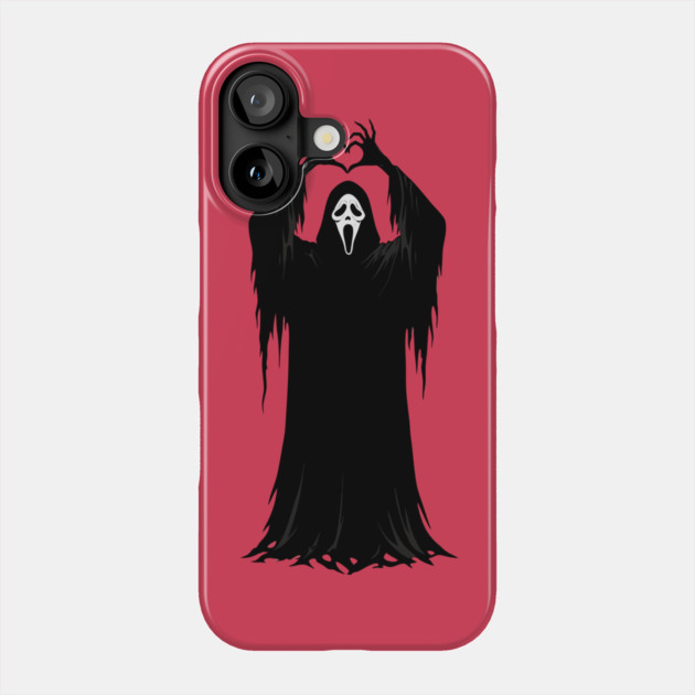 Halloween Heart Hands Scary Ghost Phone Case by The WYLD Tribe