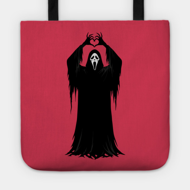 Halloween Heart Hands Scary Ghost Tote by The WYLD Tribe