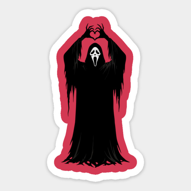 Halloween Heart Hands Scary Ghost Magnet by The WYLD Tribe