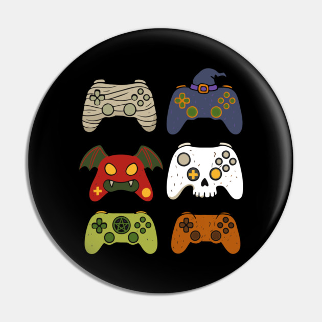 Gaming Controllers Halloween Pin by The WYLD Tribe