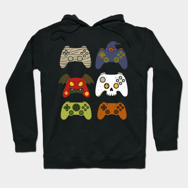 Gaming Controllers Halloween Hoodie by The WYLD Tribe