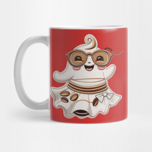 Smart Cookie Ghost Cartoon Art Mug