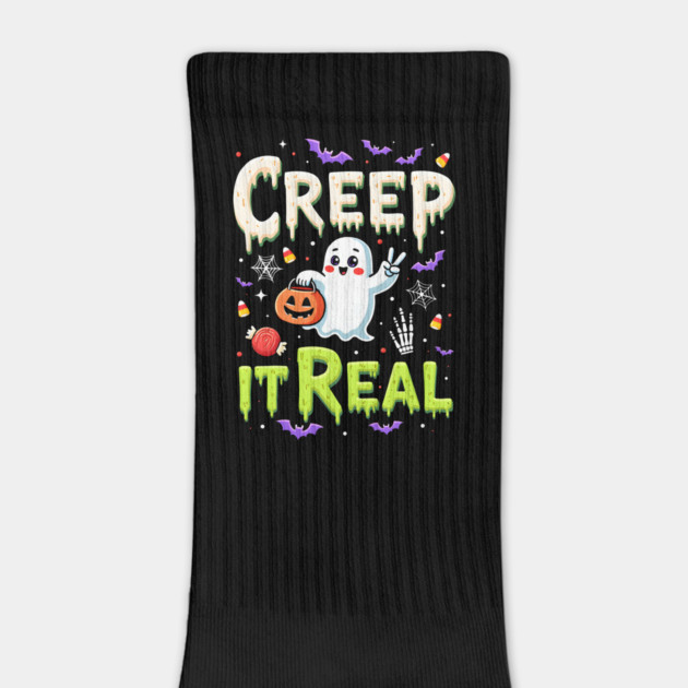 Creep It Real Funny Halloween Ghost by MCALTees