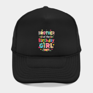 Brother Of The Birthday Girl Hawaii Family Party Decor Hat