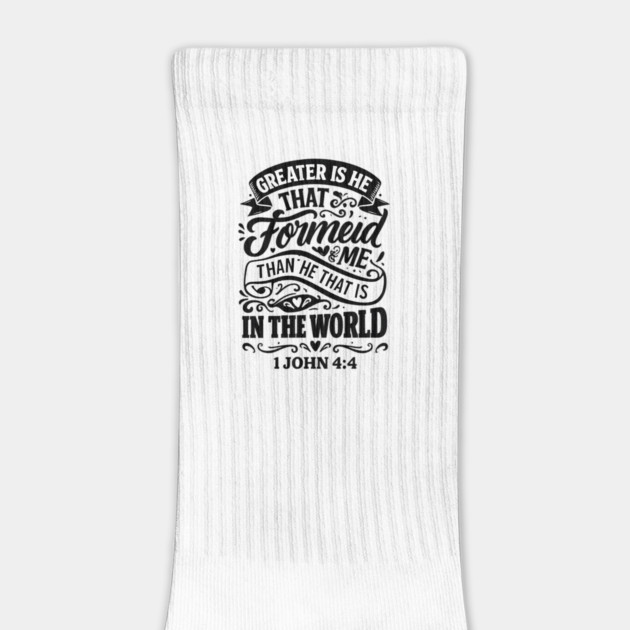 Greater is He that is in me than he that is in the world. by Eric's Store 10