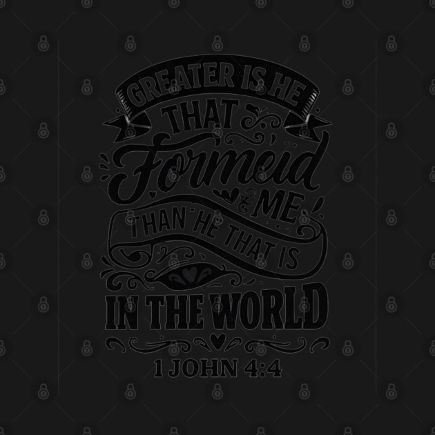 Greater is He that is in me than he that is in the world. by Eric's Store 10