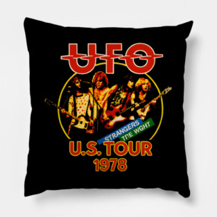 Ufo 1978 U.S. Tour Band Rock Pillow