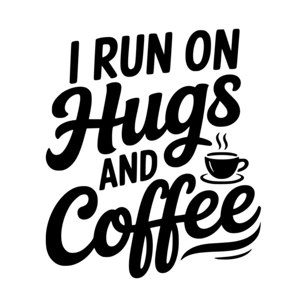 I Run on Hugs and Coffee by Frank Ring