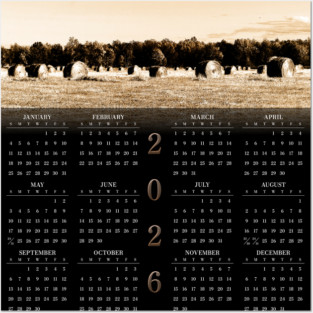 Bale Out • 2026 Year-at-a-glance Wall Calendar Posters and Art