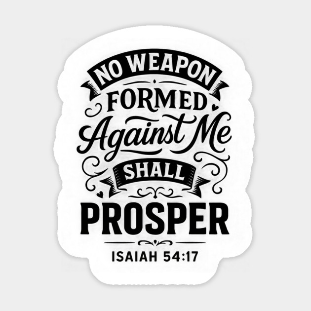 No weapon formed against me shall prosper. Magnet by Eric's Store 10