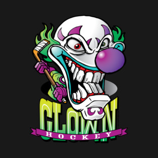 Crazy Clown Hockey T-Shirt