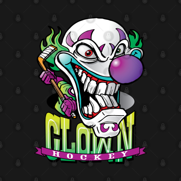 Crazy Clown Hockey by eShirtLabs