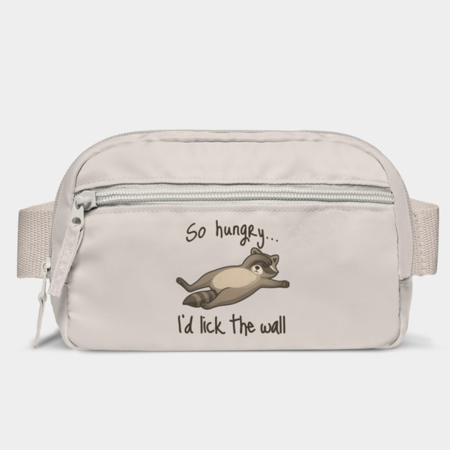 Fainting dramatic raccoon is so hungry he'd lick the wall by Luxinda