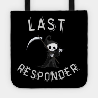 Sarcastic Skeleton – Spooky Dark Humor Graphic Tote