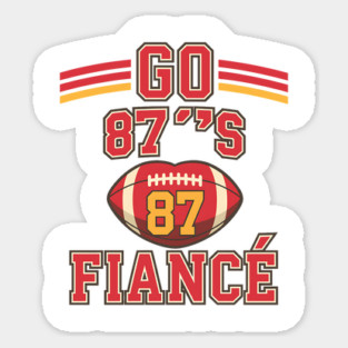 Go Taylor’s Fiancé – #87 Game Day Football Magnet