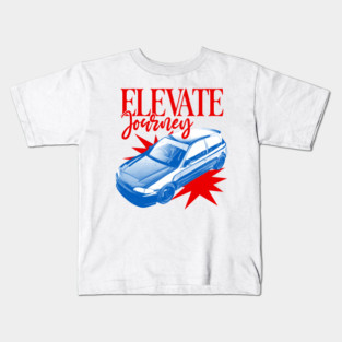 Hatchback Car That Elevate Journey Kids T-Shirt