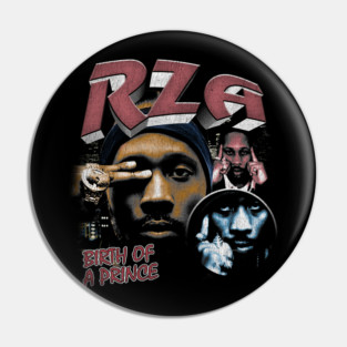 RZA rapper bootleg super vintage Pin