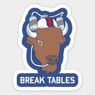 Break Tables Sticker