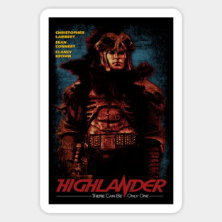 Highlander, Christopher Lambert, Cult Classic Sticker