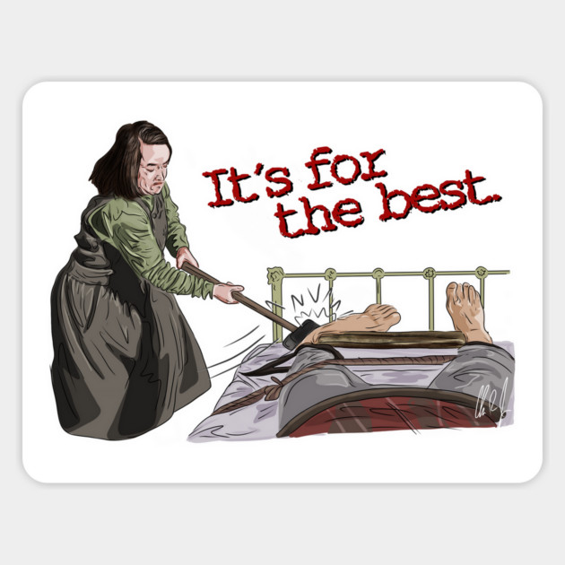 Misery: It's for the best. Magnet by 51Deesigns