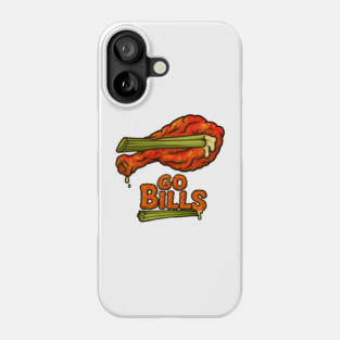 Buffalo Bills Chicken Wings T-Shirt – Bills Mafia Football Fan Tee Phone Case