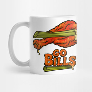 Buffalo Bills Chicken Wings T-Shirt – Bills Mafia Football Fan Tee Mug