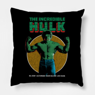 Incredible Hulk, Bruce Banner, Lou Ferrigno Pillow