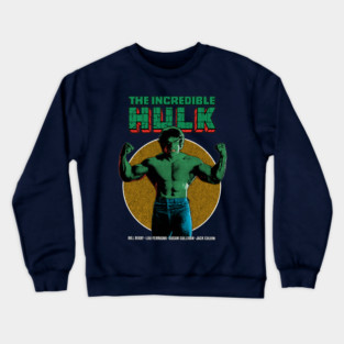 Incredible Hulk, Bruce Banner, Lou Ferrigno Crewneck Sweatshirt
