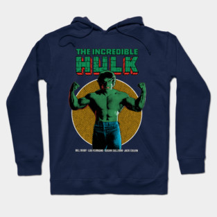 Incredible Hulk, Bruce Banner, Lou Ferrigno Hoodie