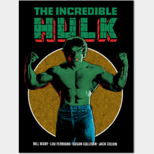 Incredible Hulk, Bruce Banner, Lou Ferrigno Posters and Art