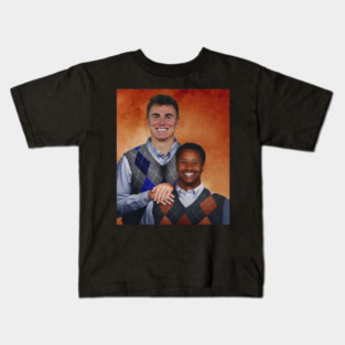 Denver Football Bo Nix Courtland Sutton Step Brothers Kids T-Shirt