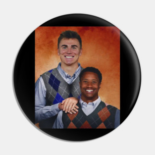 Denver Football Bo Nix Courtland Sutton Step Brothers Pin