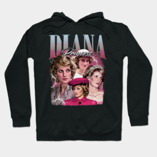 Diana, Princess Of Wales Bootleg Vintage Hoodie