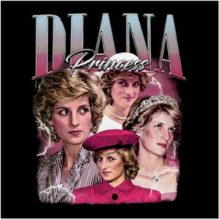 Diana, Princess Of Wales Bootleg Vintage Posters and Art